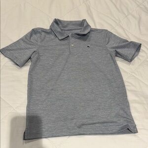 Vineyard Vines Kids Striped Polo Shirt - Light Blue